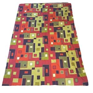 IBENA Duvet Cover  & Pillow Sham Geometric Block Pattern Cotton MCM‎ Germany